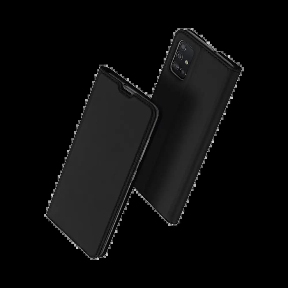 Housse folio Samsung Galaxy A51 porte-carte – Dux Ducis Skin Pro Noir