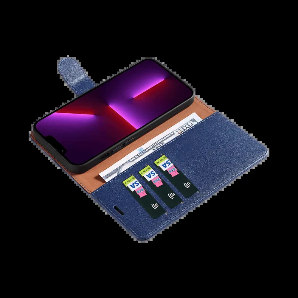 Housse de Protection PROTECT pour Apple iPhone 12 & iPhone 12 Pro Bleu Marine