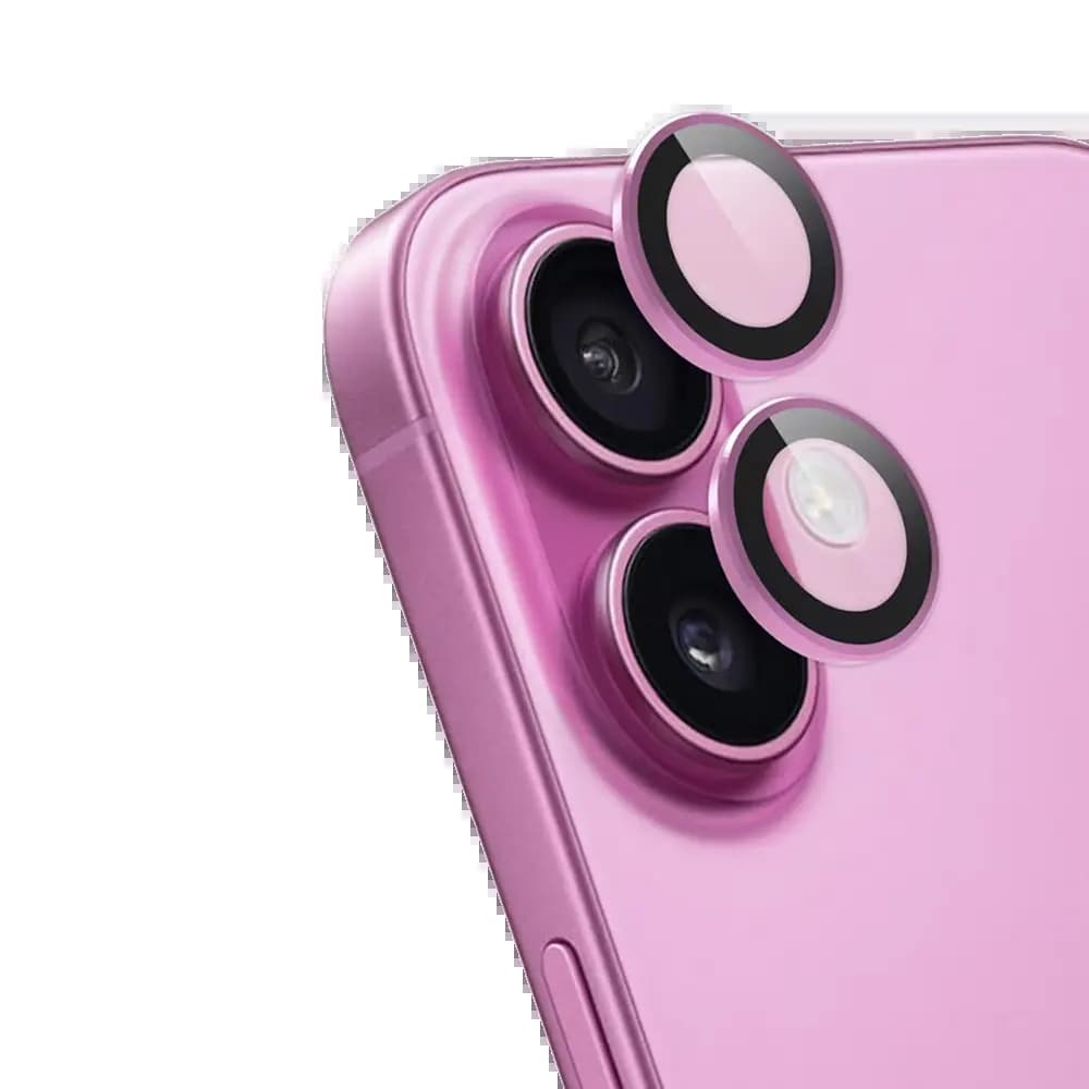 Protection Lentille Apple iPhone 16 / 16 Plus Rose