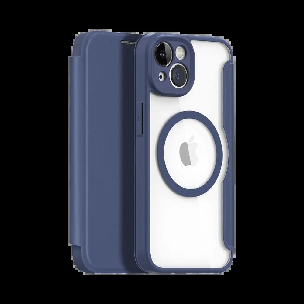 Housse de Protection Skin X Pro Dux Ducis pour Apple iPhone 13/iPhone 14 MagSafe Bleu