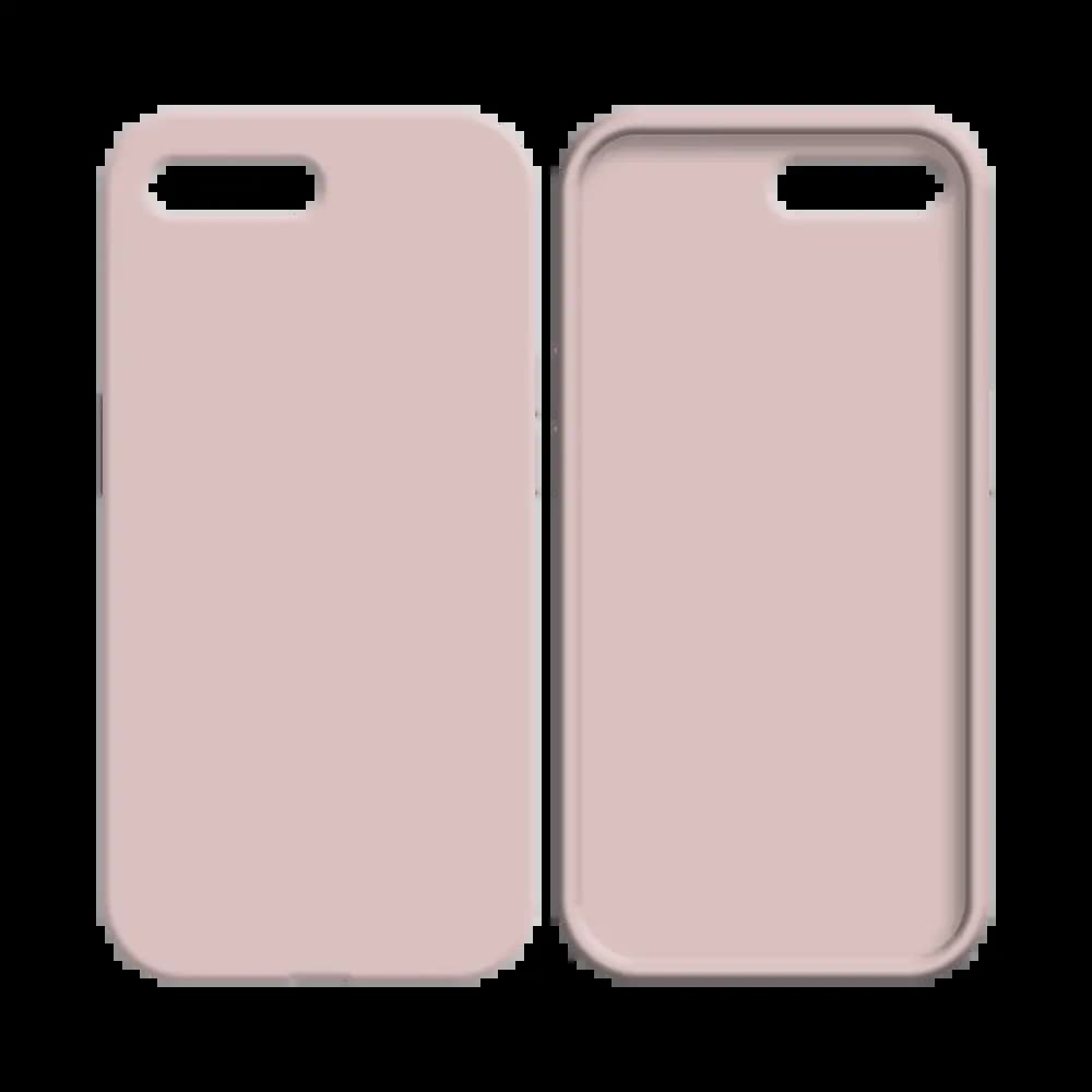 Coque Silicone Compatible pour Apple iPhone 7 Plus & 8 Plus Rose Gold