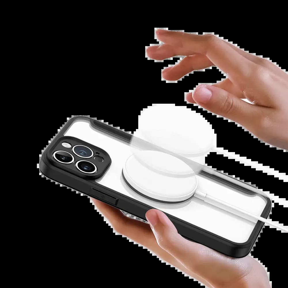 Housse folio MagSafe iPhone 13 Pro Max – Dux Ducis Skin X Pro Noir