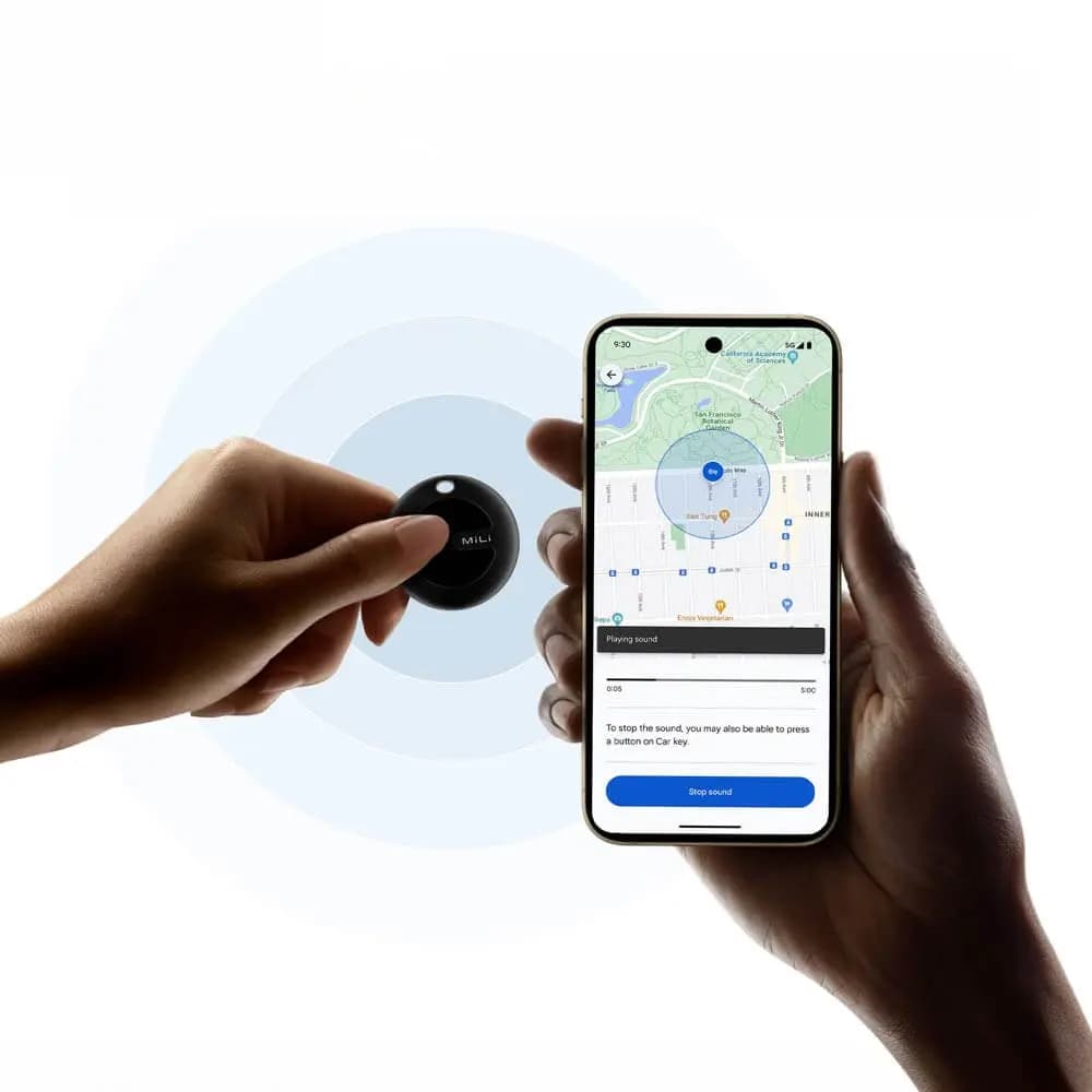Traceur GPS MILI MiTag Android (x2) Noir