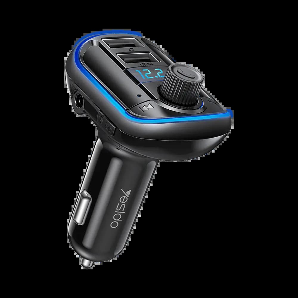 Transmetteur FM Bluetooth & Chargeur Voiture Yesido