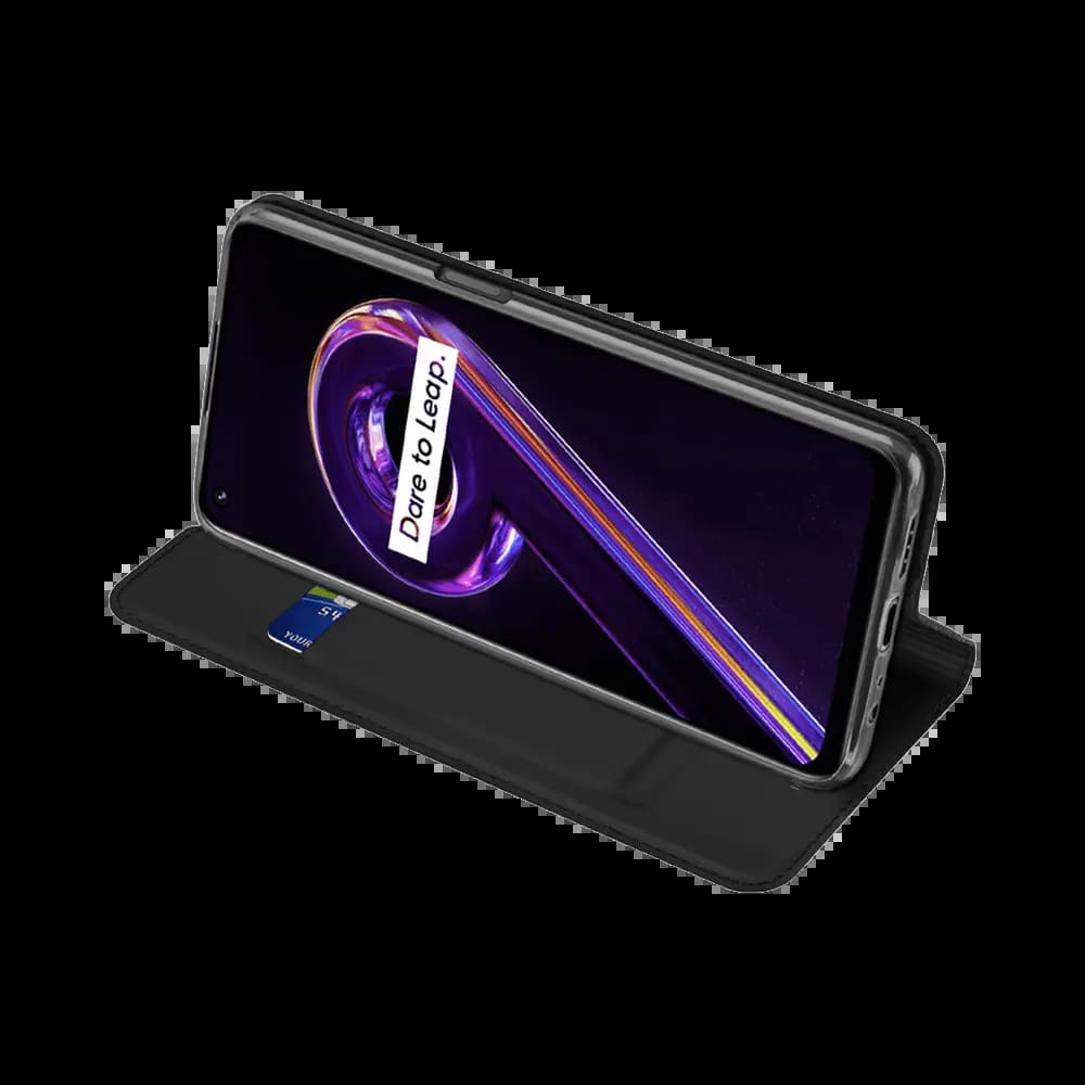 Housse folio Realme 9 Pro 5G porte-carte – Dux Ducis Skin Pro Noir