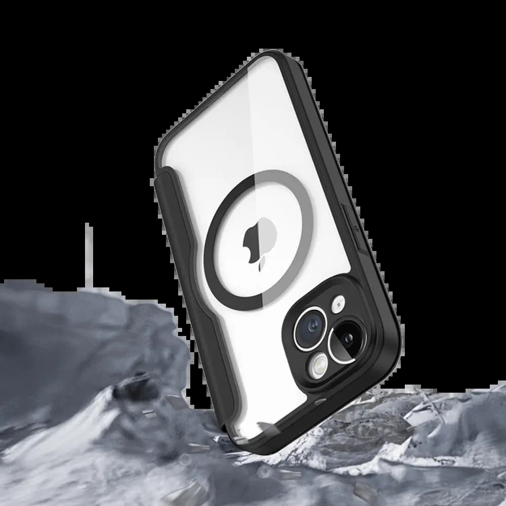 Housse de Protection Skin X Pro Dux Ducis pour Apple iPhone 14 Plus MagSafe Bleu