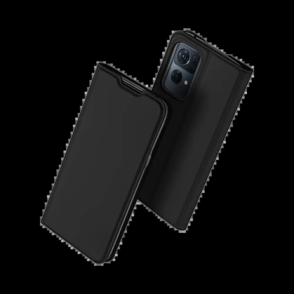 Housse folio OPPO Reno7 Pro 5G porte-carte – Dux Ducis Skin Pro Noir