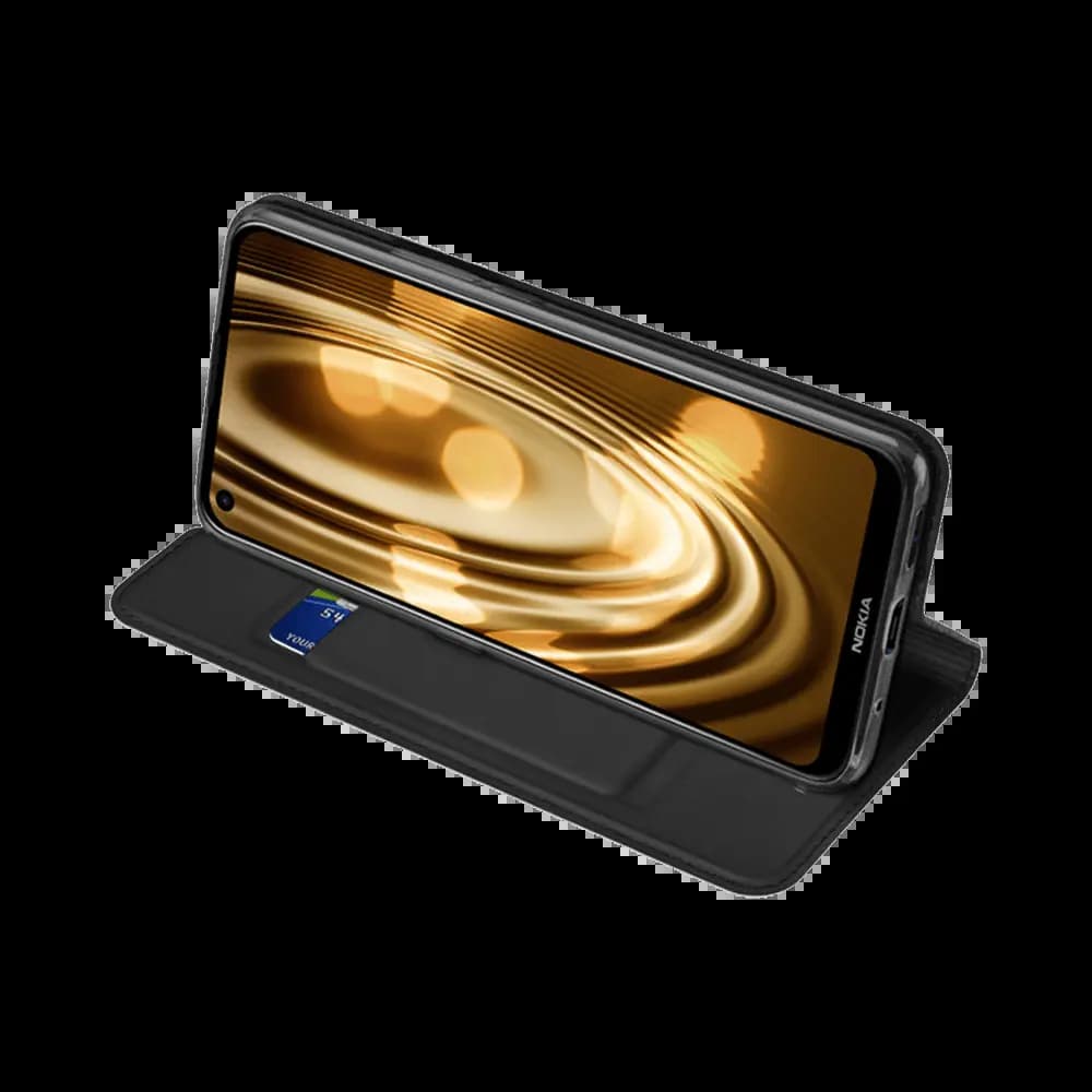 Housse folio Nokia 5.4 porte-carte – Dux Ducis Skin Pro Noir