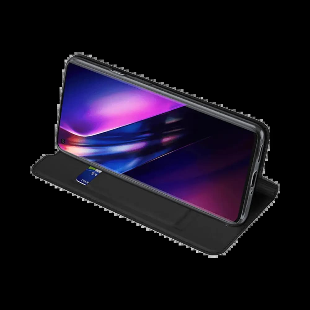 Housse folio OnePlus 8 porte-carte – Dux Ducis Skin Pro Noir