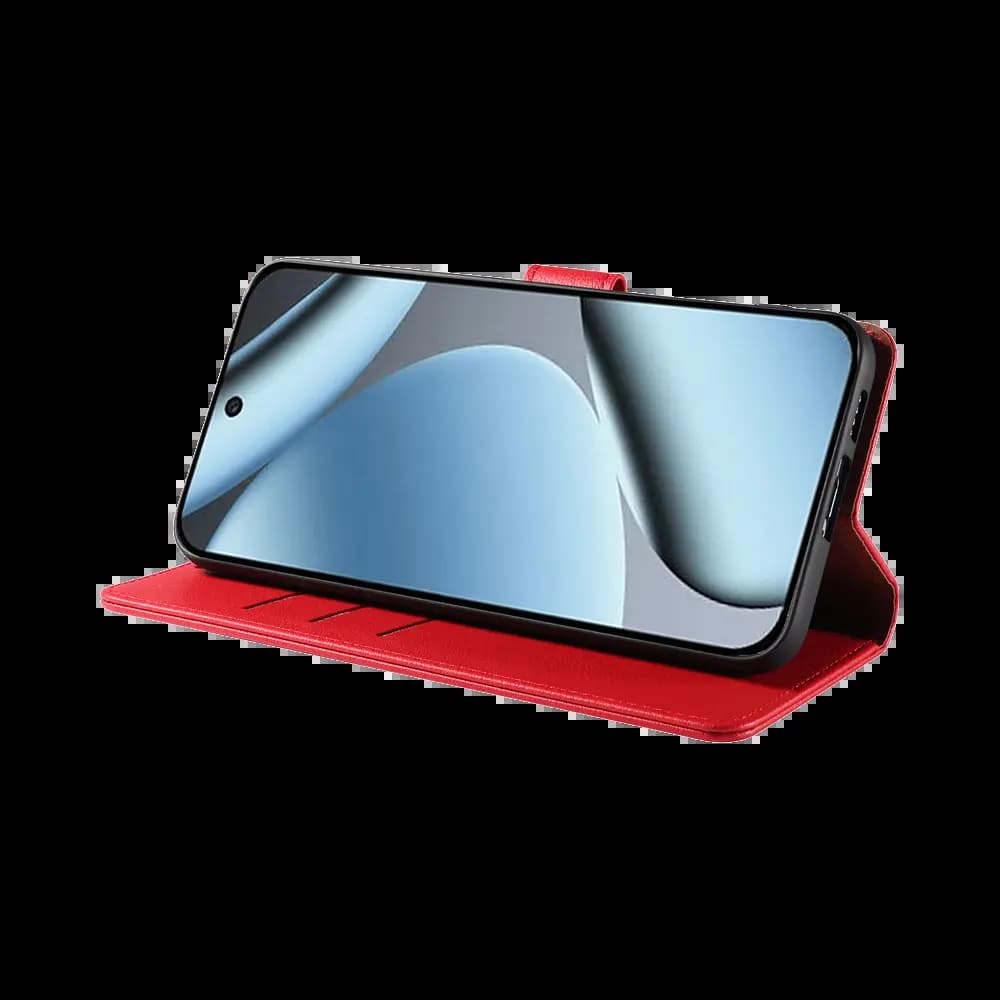 Housse folio anti-RFID compatible Google Pixel 9 / 9 Pro / 10/ 10 Pro PROTECT IP011 Rouge