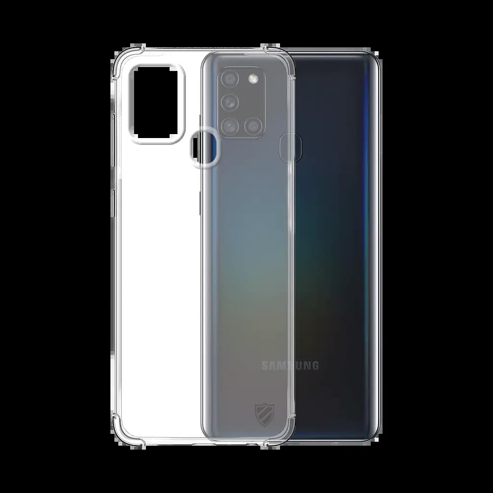 Coque Silicone Renforcée PROTECT pour Samsung Galaxy A21S  Transparent