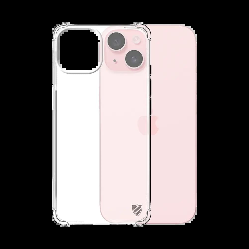 Coque Silicone Renforcée PROTECT pour Apple iPhone 15 Transparent