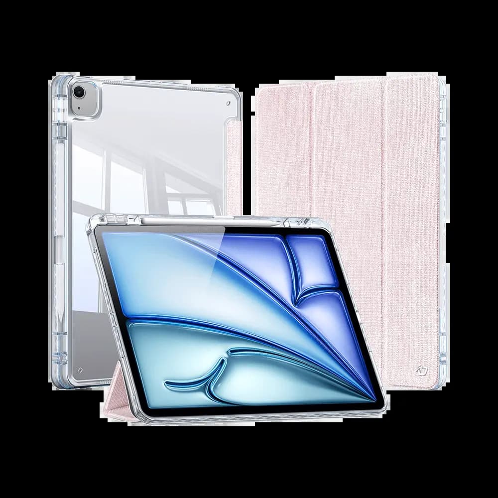 Housse de Protection Dux Ducis pour Apple iPad Pro 12.9" (3e, 4e, 5e & 6e génération) & iPad Air 13 M2 Rose