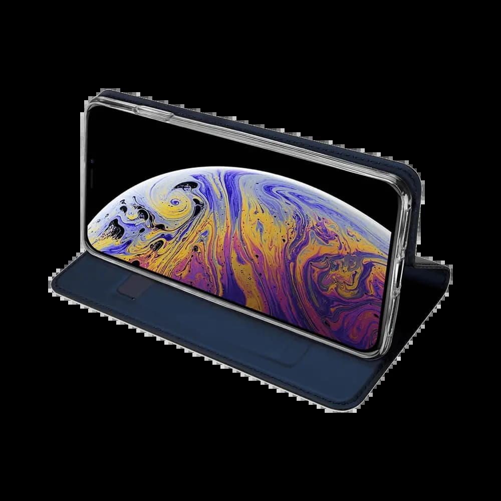Housse folio iPhone 11 porte-carte – Dux Ducis Skin Pro Bleu