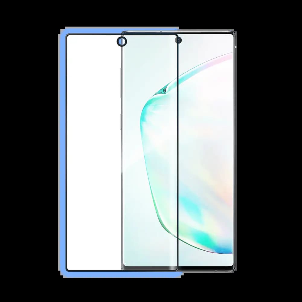 Verre trempé intégral 5D 9H – protection écran Samsung Galaxy Note 10+ – PROTECT Noir