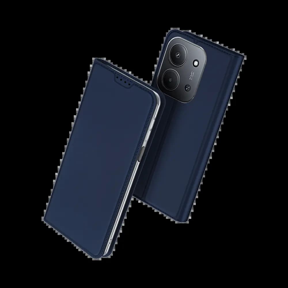 Housse folio Xiaomi Redmi 15C / Poco C85 porte-carte – Dux Ducis Skin Pro Bleu