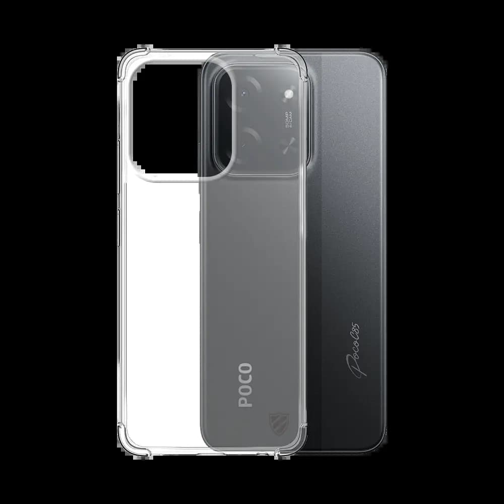 Coque antichoc renforcée silicone Xiaomi Poco C85 4G PROTECT - Transparent
