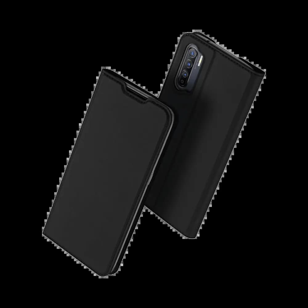 Housse folio OPPO Reno3 porte-carte – Dux Ducis Skin Pro Noir