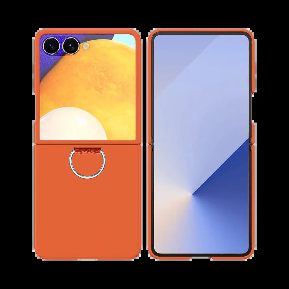 Coque de Protection avec Anneau Z-FL2 Samsung Galaxy Z Flip 7 5G  Orange