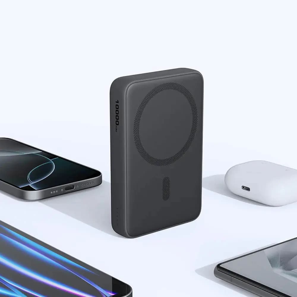 Batterie externe sans fil Aukey 10000mAh 20W avec câble USB-C - Gris