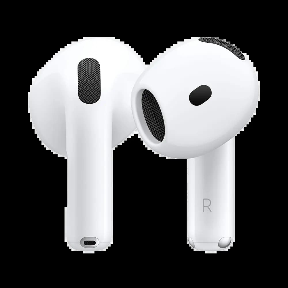 Écouteurs Bluetooth Airpods 4 Apple avec Réduction de Bruit Blanc