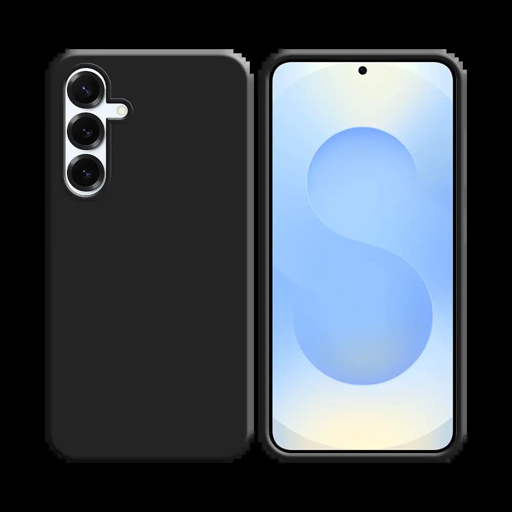 Coque silicone Samsung Galaxy S25 - Noir