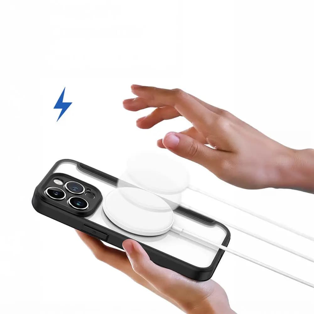 Housse folio MagSafe iPhone 14 Pro – Dux Ducis Skin X Pro Bleu