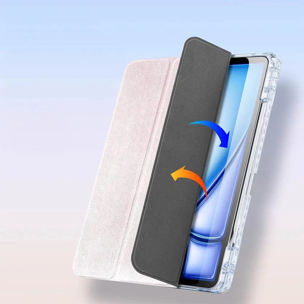 Housse de Protection Dux Ducis pour Apple iPad Pro 12.9" (3e, 4e, 5e & 6e génération) & iPad Air 13 M2 Rose