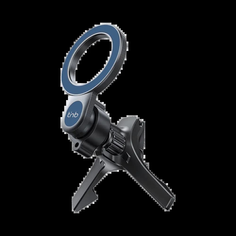 Support Smartphone Magnétique pour Voiture T'nb CARMAGSFBL pour Grille d'Aération Bleu