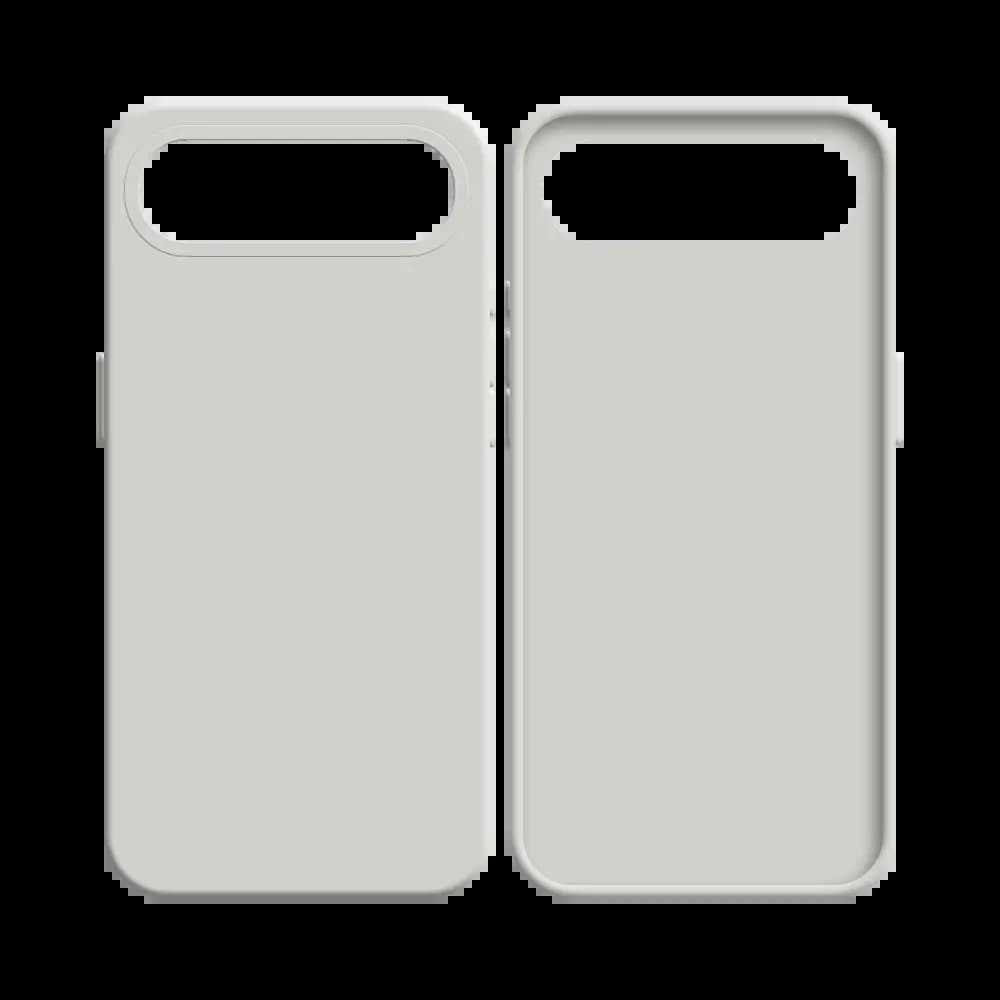 Coque Silicone Compatible pour Apple iPhone Air Blanc