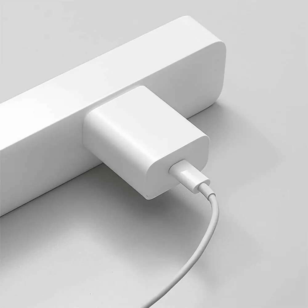 Chargeur secteur USB-C Xiaomi 20W compact et charge rapide - Blanc