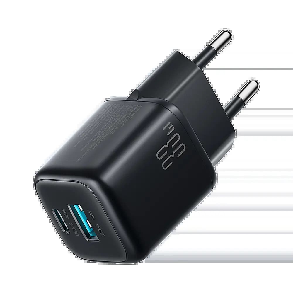 Chargeur Secteur Multi JOYROOM JR-TG7 33W avec Câble USB-C vers USB-C 60W Noir