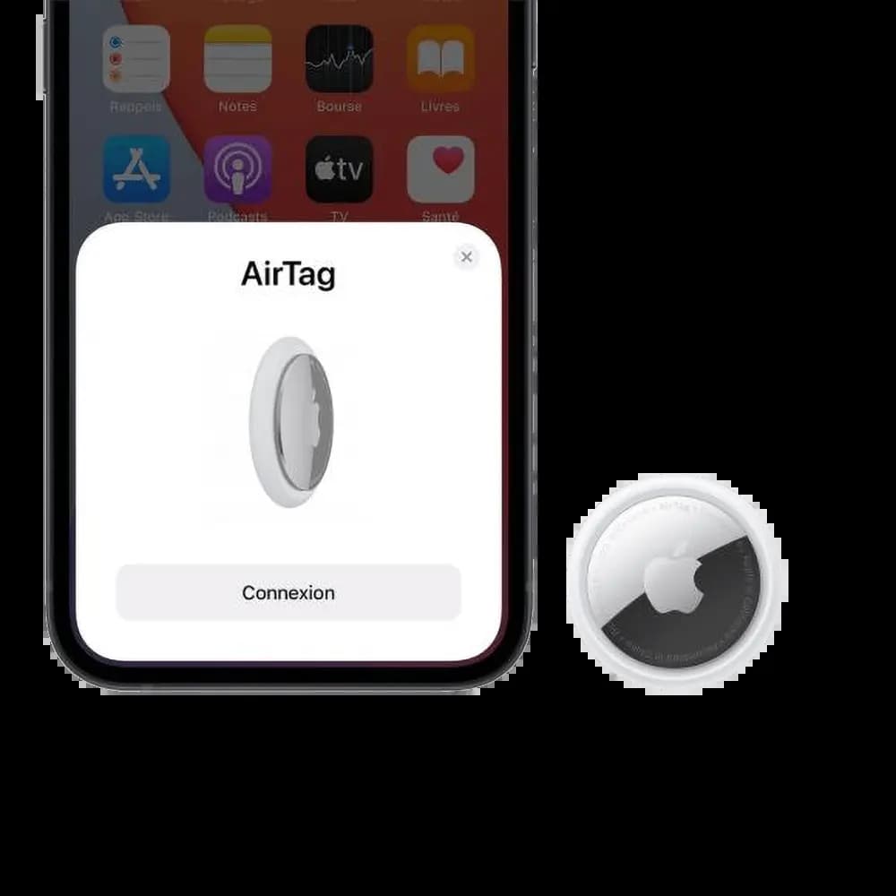 Pack de 4 Apple AirTag - traceurs GPS Bluetooth Blanc
