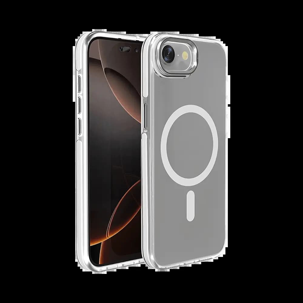 Coque MagSafe antichoc iPhone 16e – PROTECT MS01 Blanc