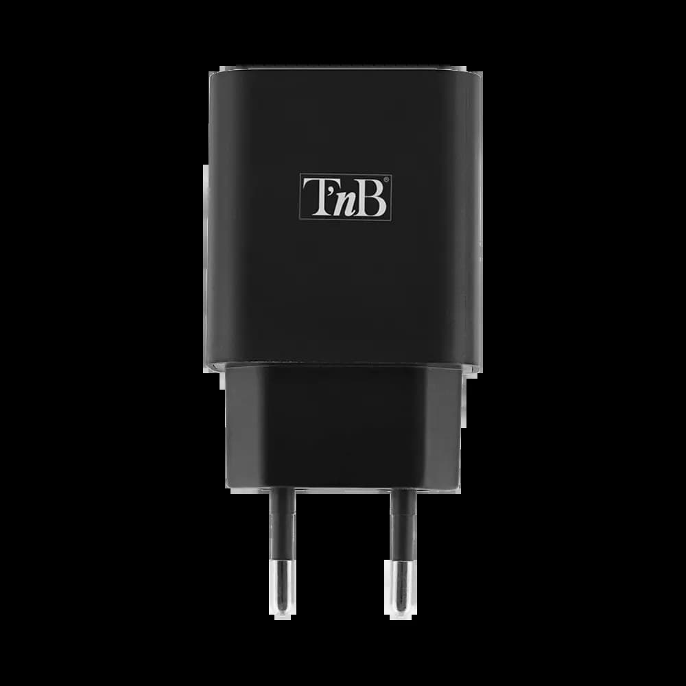 Chargeur Secteur Multi T'nb CHPD30W2 USB-A + USB-C 30W Noir