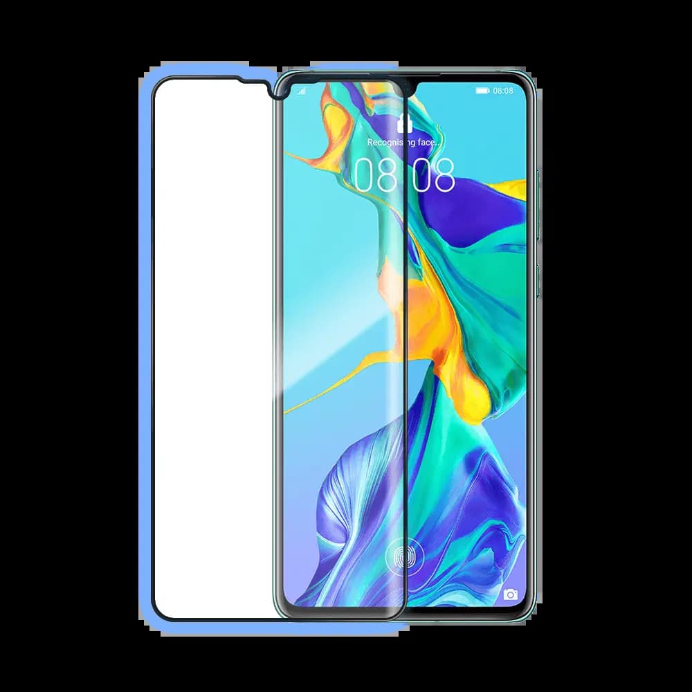 Verre trempé intégral Huawei P30 – protection écran 5D 9H – PROTECT Noir