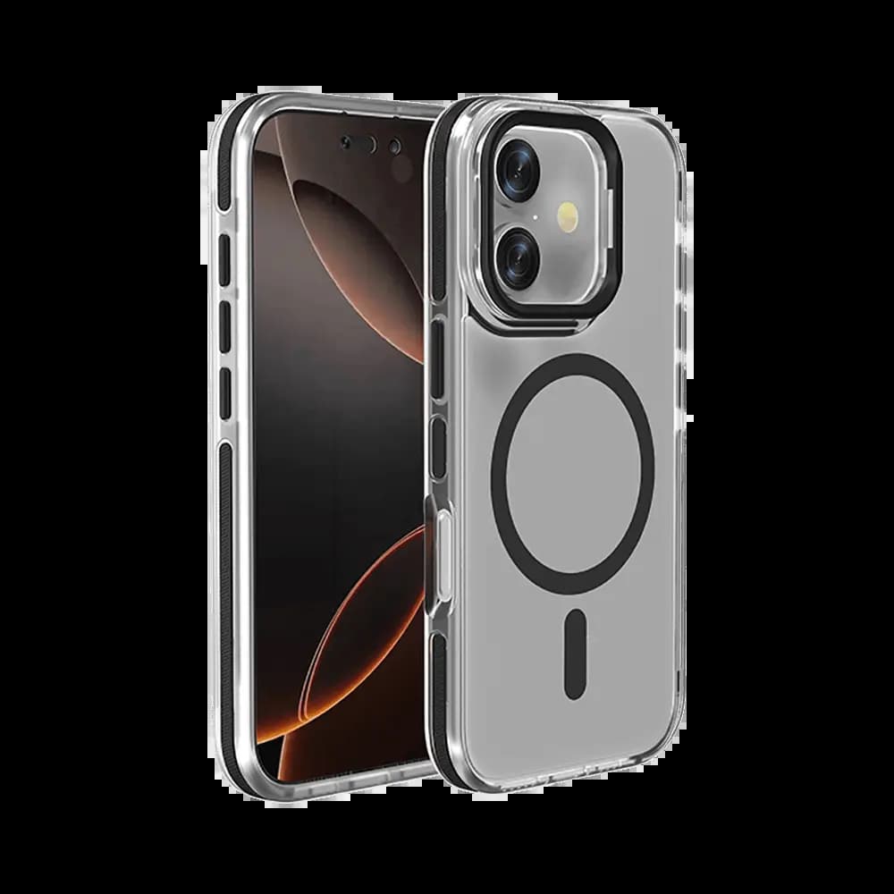 Coque MagSafe antichoc iPhone 16 Plus – PROTECT MS01 Noir