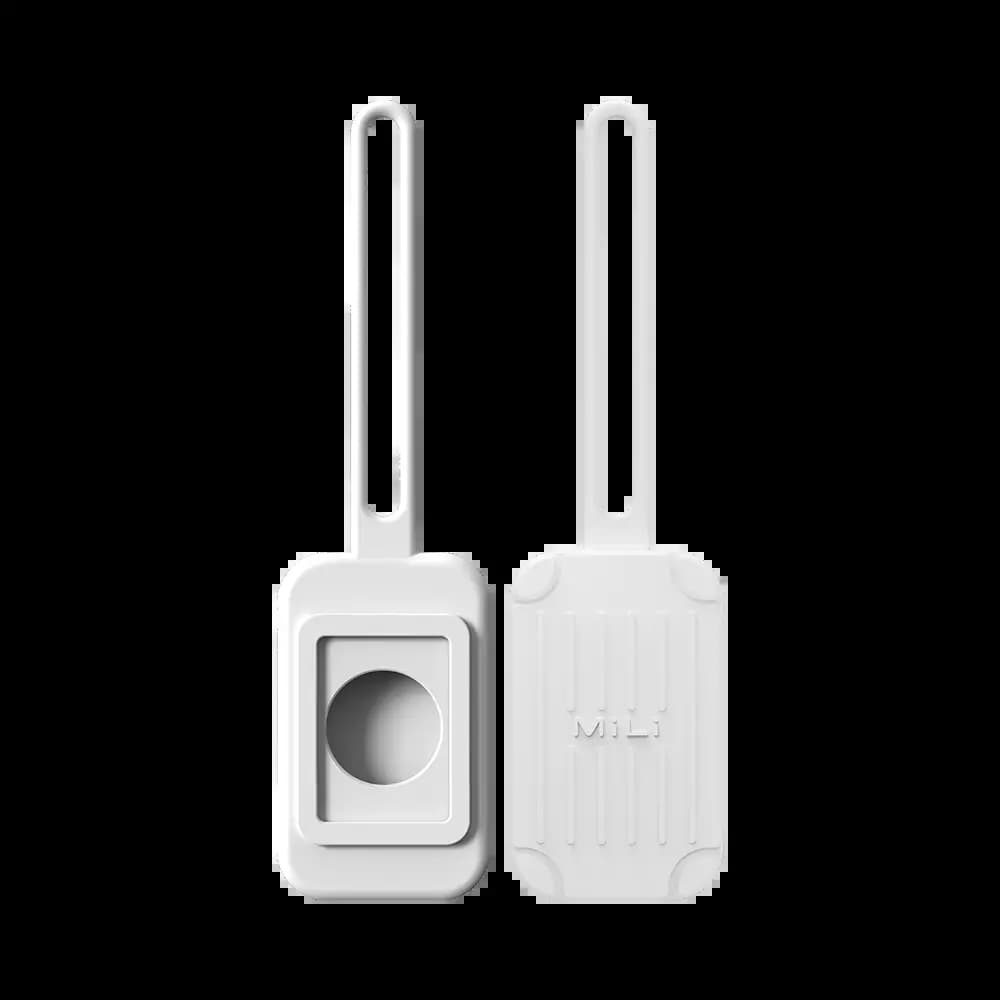 Traceur GPS MILI Luggage Tag Étiquette Bagage avec MiTag Intégrée iOS Blanc