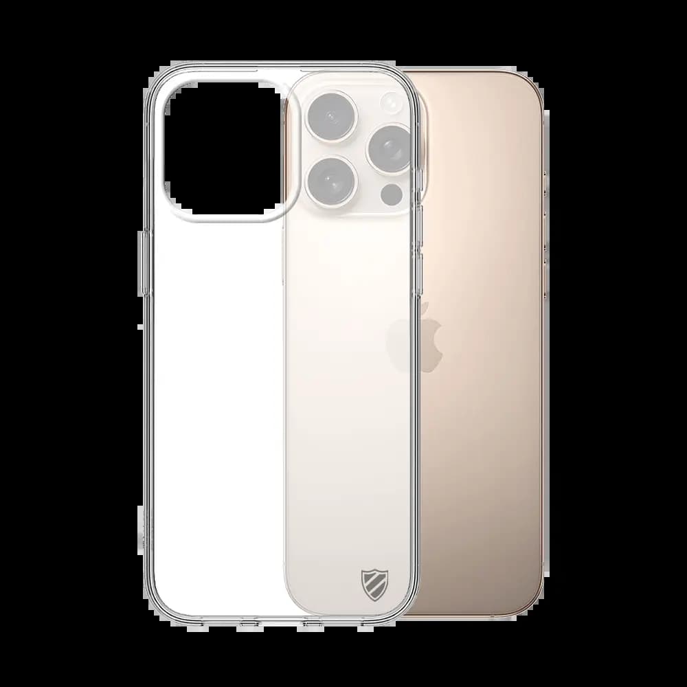 Coque Silicone PROTECT pour Apple iPhone 16 Pro Transparent