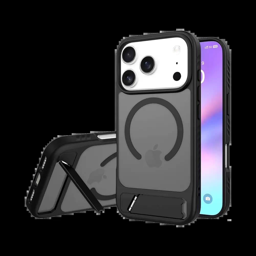 Coque de Protection MagSafe avec Support PROTECT pour Apple iPhone 17 Pro Noir