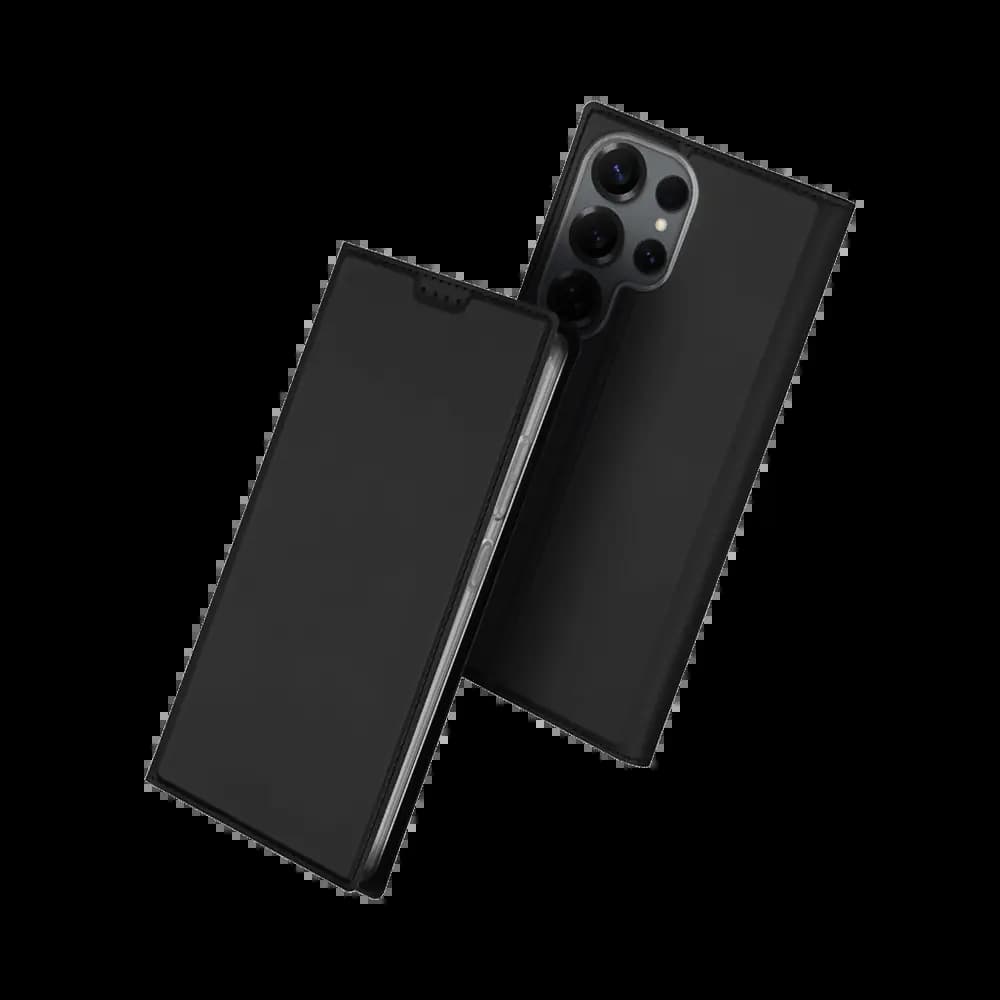 Housse folio Samsung Galaxy S25 Ultra porte-carte – Dux Ducis Skin Pro Noir