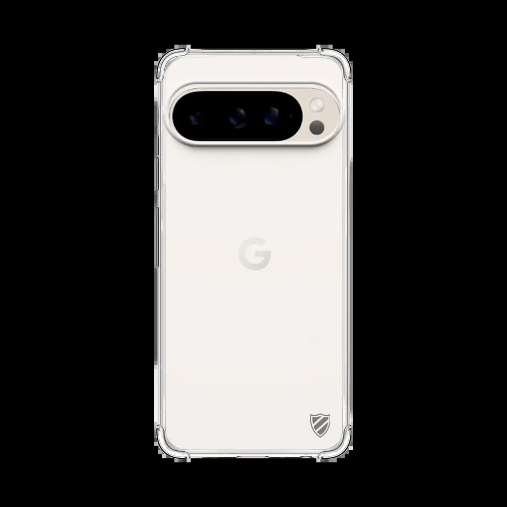 Coque Silicone Renforcée PROTECT pour Google Pixel 9 & Pixel 9 Pro Transparent