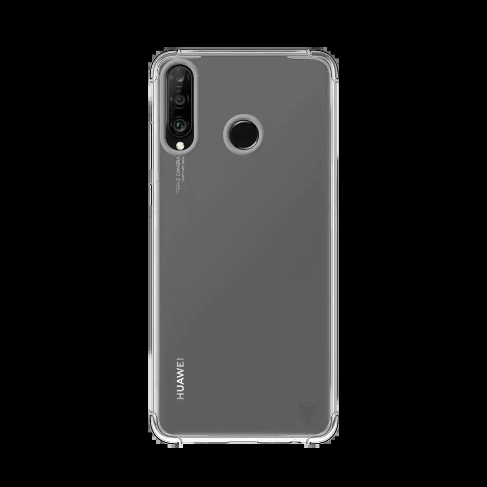 Coque Silicone Renforcée PROTECT pour Huawei P30 Lite/P30 Lite New Edition Transparent