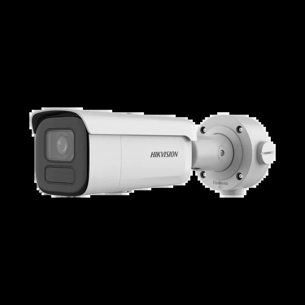 Caméra de Surveillance avec IA Hikvision Bullet 4MP DarkFighter & AcuSense Blanc