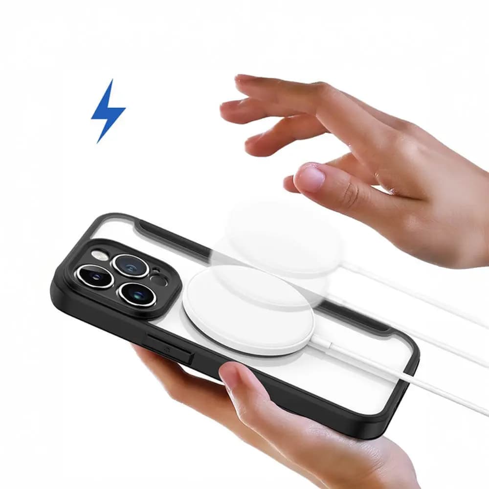 Housse de Protection Skin X Pro Dux Ducis pour Apple iPhone 14 Pro Max MagSafe Violet Clair