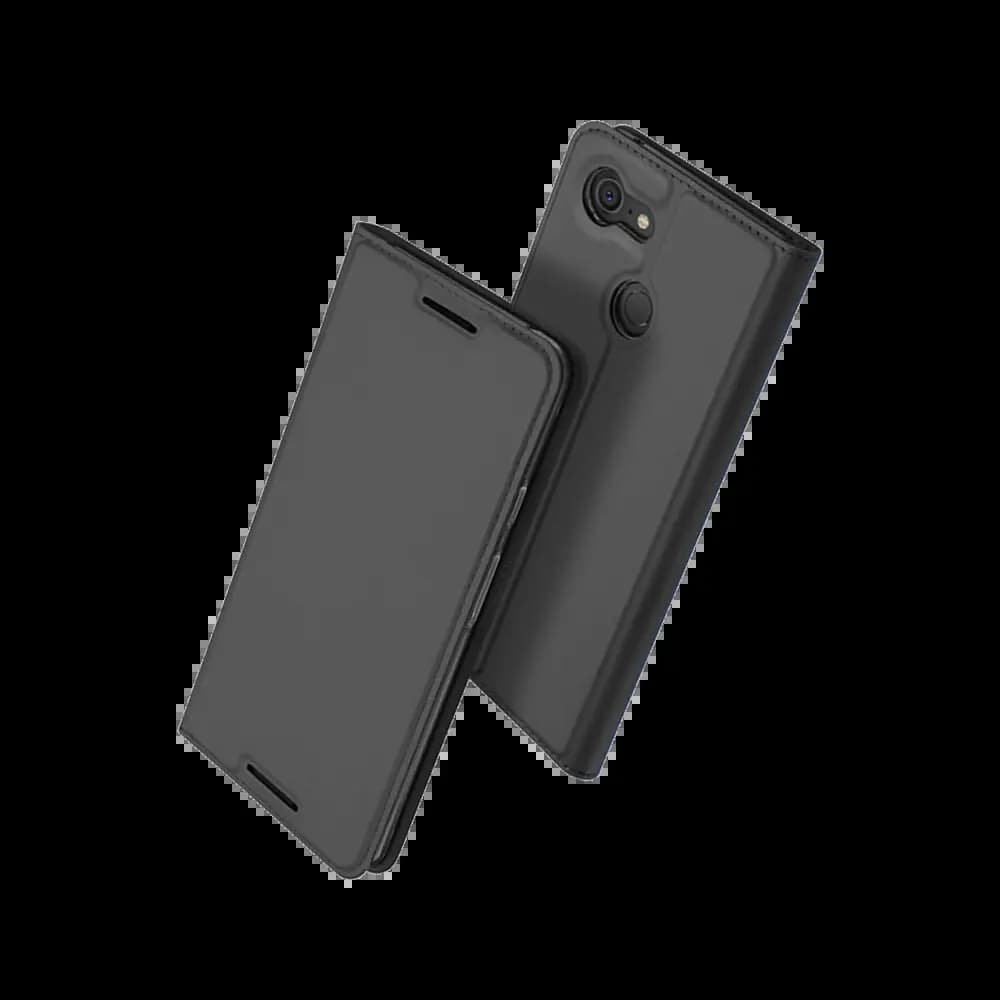 Housse folio Google Pixel 3 porte-carte – Dux Ducis Skin Pro Noir