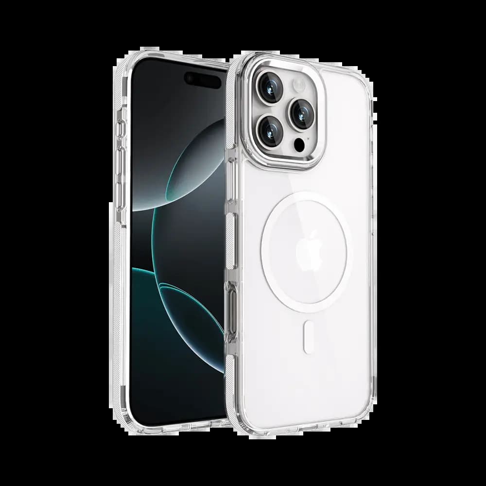 Coque MagSafe antichoc iPhone 16 Pro Max – PROTECT MS01 Blanc