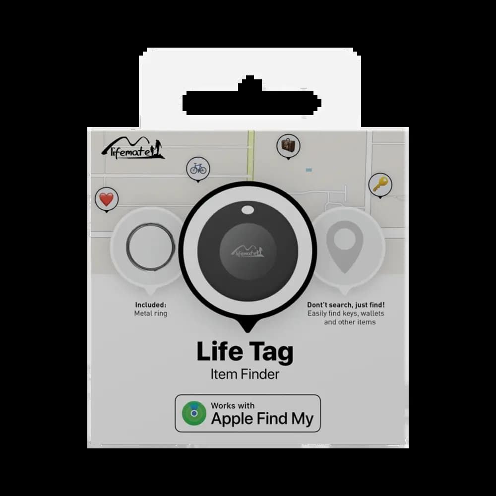 Traceur GPS MILI Life Tag iOS Noir