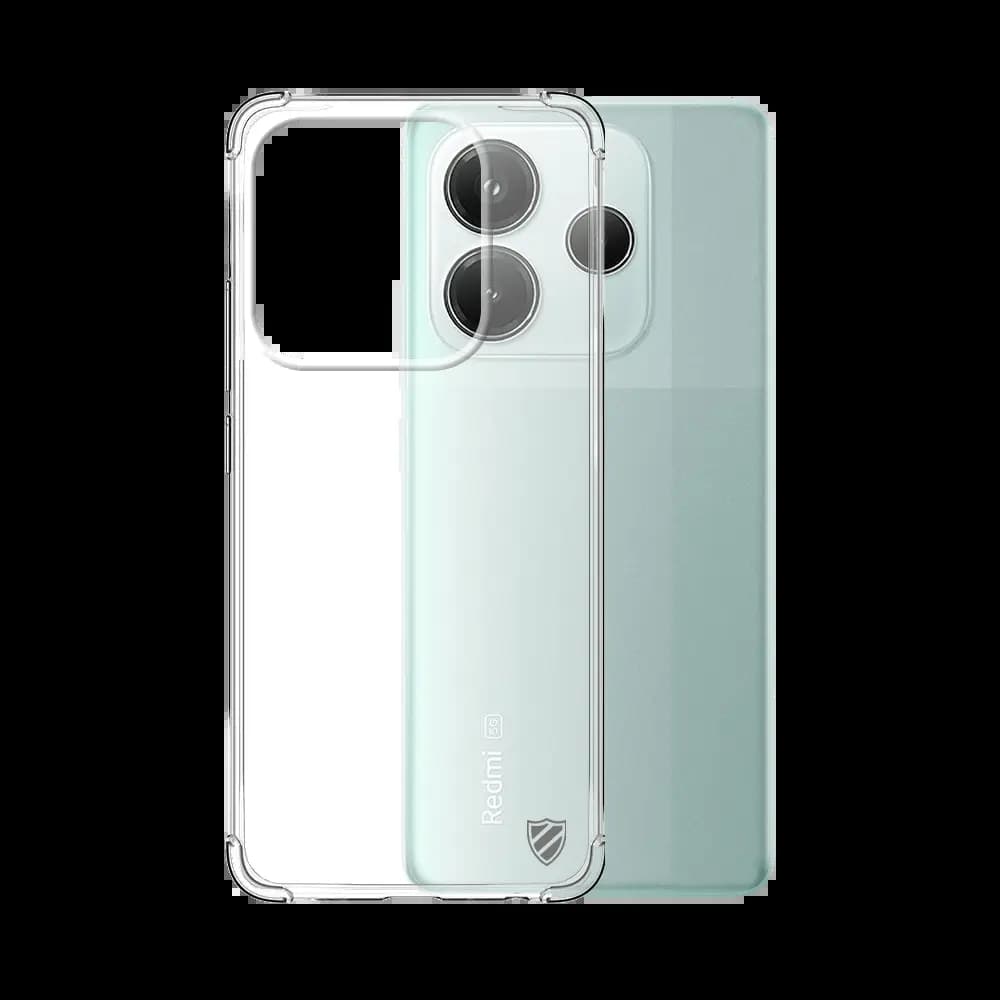 Coque Silicone Renforcée PROTECT pour Xiaomi Redmi Note 14 5G Transparent