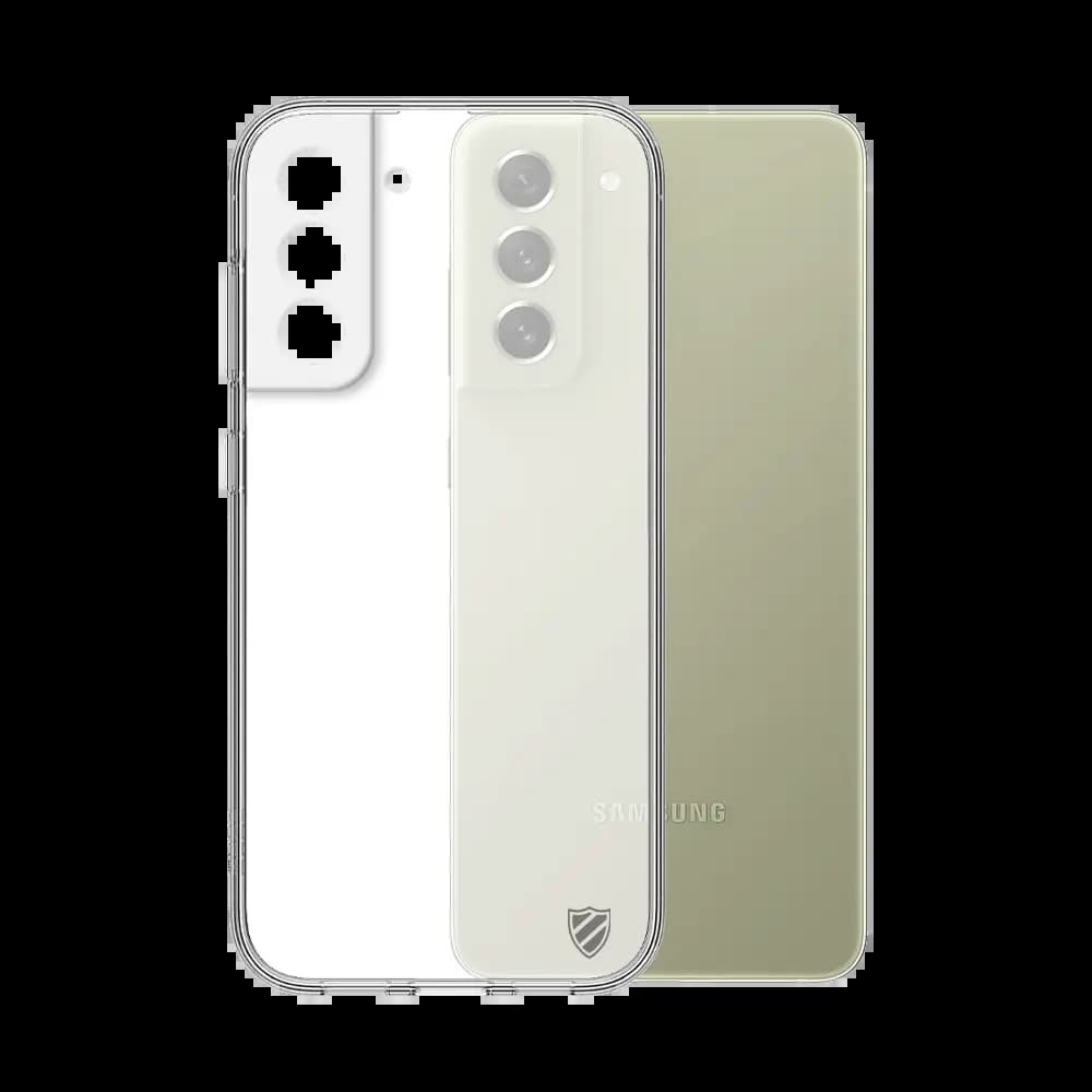 Coque Silicone PROTECT pour Samsung Galaxy S21 FE Transparent